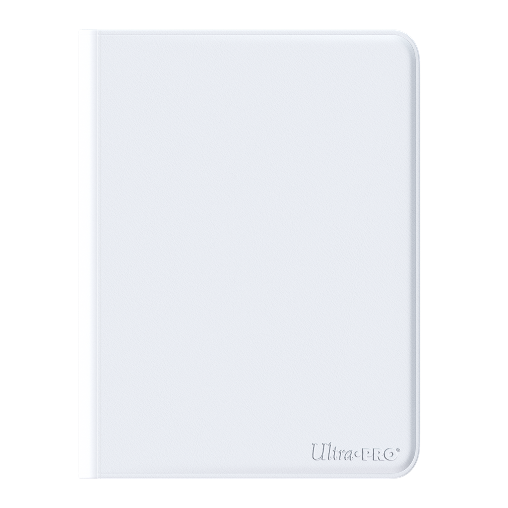 UP - VIVID 12-POCKET ZIPPERED PRO-BINDER: WHITE