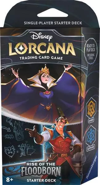 Ravensburger Disney Lorcana: Aufstieg der Flutgestalten - Starter Deck Bernstein und Saphir EN