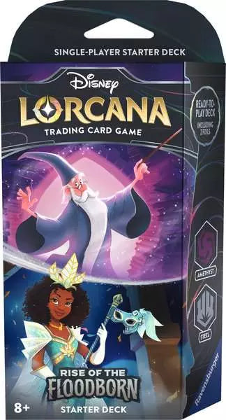 Ravensburger Disney Lorcana: Aufstieg der Flutgestalten - Starter Deck Amethyst und Stahl DE