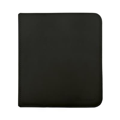 UP - 12-POCKET ZIPPERED PRO-BINDER - BLACK