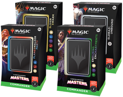 MTG - COMMANDER MASTERS COMMANDER DECK DISPLAY (4 DECKS) - EN